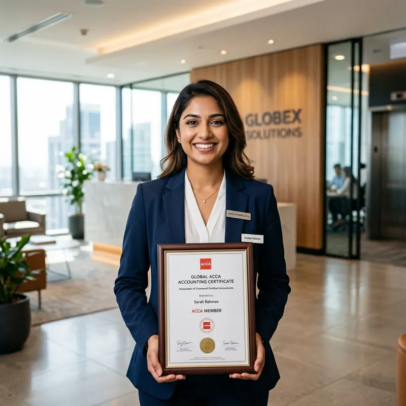 Proud ACCA graduate from BeeTees Academy, Kochi
